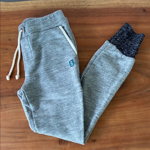 Scotch Shrunk Scotch & Soda kids sweatpant jogger light grey pant boys size 8 - Picture 1 of 16